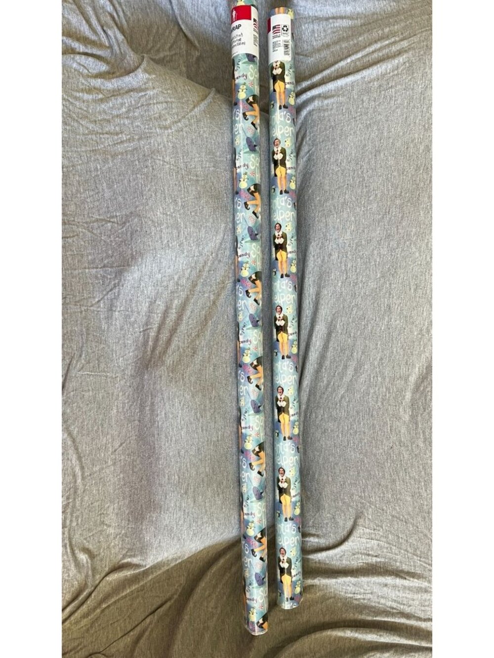Elf Movie Christmas Wrapping Paper Roll Buddy The Elf Design 40 Sq Ft Each (2 Ro